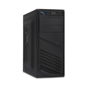 Gabinete XTech XTQ-200 Micro ATX (600W, USB 2.0, Gris Oscuro) [XTQ-200]