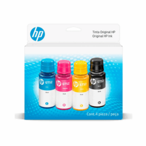 Pack 4 Botellas de Tinta HP para DeskJet serie GT5800 (Negro, Cian, Magenta, Amarillo) [9F3N4AL]