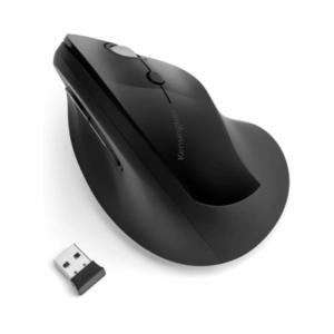 Mouse Ergonómico Vertical Kensington Pro Fit – Negro (6 botones, 1600 DPI) [K75501WW]