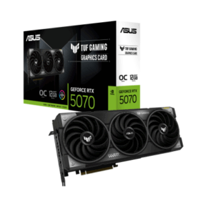 Tarjeta de Video ASUS TUF Gaming GeForce RTX 5070 12GB (GDDR7, PCIe 5.0 x16, 3×DP 2.1 / 2×HDMI 2.1) [TUF-RTX5070-012G-GAMING]