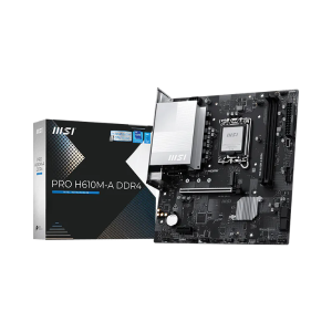 Placa Madre MSI PRO H610M-A DDR4 (LGA1700, H610, DDR4, mATX) [PRO-H610M-A-DDR4]