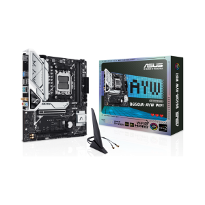 Placa Madre ASUS B650M-AYW WIFI (AM5, B650, DDR5, PCIe 5.0, Wi-Fi 6) [B650M-AYW-WIFI]