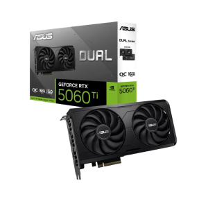Tarjeta de Video ASUS Dual GeForce RTX 5060 Ti EVO OC 16GB GDDR7 [DUAL-RTX5060TI-O16G-EVO]