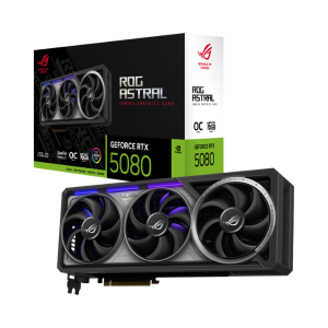 Tarjeta de Video ASUS ROG Astral GeForce RTX 5080 16GB GDDR7 OC (PCIe 5.0, 3x DP 2.1, 2x HDMI 2.1) [ROG-ASTRAL-RTX5080-O16G-GAMING]
