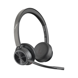 Audífonos Poly Voyager 4320 UC Bluetooth + USB (Over-Ear, Micrófono) [218475-02 / 77Y98AA]