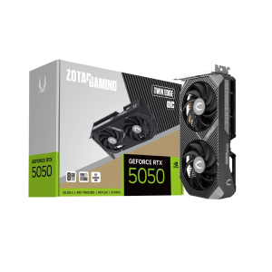 Tarjeta de Video Zotac GAMING GeForce RTX 5050 Twin Edge OC 8GB GDDR6 (PCIe 5.0, Dual Fan)