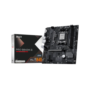 Placa Madre MSI PRO B840M-B (AM5, DDR5, Micro-ATX, PCIe 4.0, M.2) [PRO B840M-B]