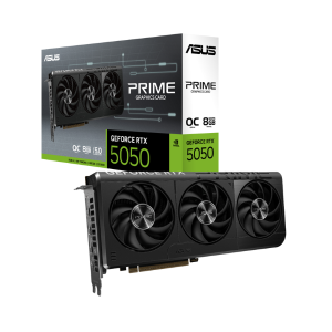 Tarjeta de Video ASUS Prime GeForce RTX 5050 8GB GDDR6 OC Edition (PCIe 5.0, Triple Fan) [PRIME-RTX5050-O8G]