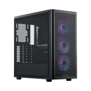 Gabinete Cooler Master Elite 502 Black ATX (Vidrio Templado, 3 Ventiladores ARGB, USB-C) [E502-KGNN-S00]