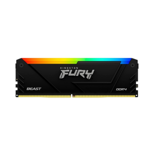 Memoria RAM Kingston Fury Beast RGB 8GB DDR4 3600MHz DIMM (CL17, 1.35V) [KF436C17BB2A/8]