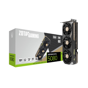 Tarjeta de Video Zotac Gaming GeForce RTX 5080 16GB Solid Core OC (PCIe 5.0, Triple Fan, RGB) [ZT-B50800J2-10P]