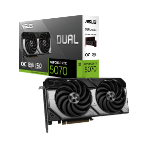 Tarjeta Gráfica ASUS Dual GeForce RTX 5070 OC Edition (12GB GDDR7, PCIe 5.0, DLSS 4, 3x DP 2.1b) DUAL-RTX5070-O12G
