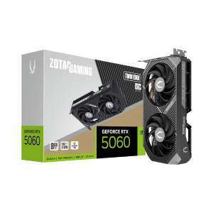 Tarjeta Gráfica Zotac GAMING GeForce RTX 5060 Twin Edge OC (8GB GDDR7, PCIe 5.0, DLSS 4, 3x DP 2.1b) ZT-B50600H-10M