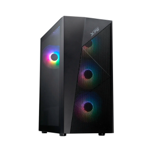 Gabinete XPG Lander 500 (ATX/mATX/ITX, Vidrio Templado, 4x Fan ARGB 120mm, USB 3.2) LANDER500MTA-BKCWW