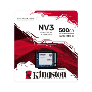 Unidad de Estado Sólido Kingston NV3 500GB PCIe 4.0 NVMe M.2 2230 [SNV3SM3/500G]