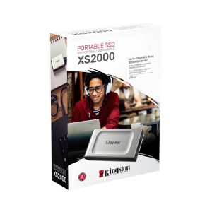 SSD Externo Kingston XS2000 4TB (USB 3.2 Gen 2x2 Tipo-C 20Gbps, hasta 2000MB/s, IP55) SXS2000/4000G