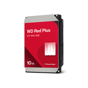 Disco Duro Western Digital Red Plus 10TB (HDD 3.5", 7200 RPM, SATA III 6.0Gb/s, 512MB Buffer, NAS) WD100EFGX
